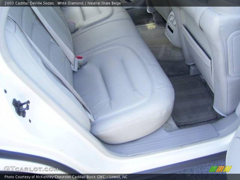 White Diamond / Neutral Shale Beige 2003 Cadillac DeVille Sedan