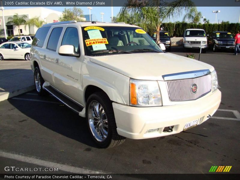 White Diamond / Shale 2005 Cadillac Escalade ESV AWD