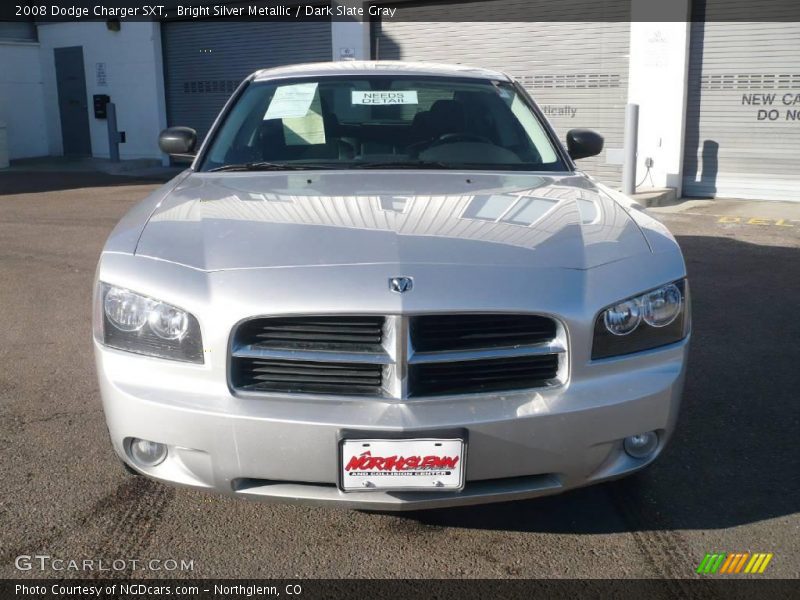 Bright Silver Metallic / Dark Slate Gray 2008 Dodge Charger SXT