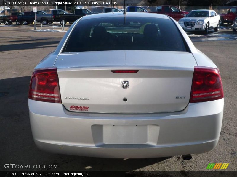 Bright Silver Metallic / Dark Slate Gray 2008 Dodge Charger SXT