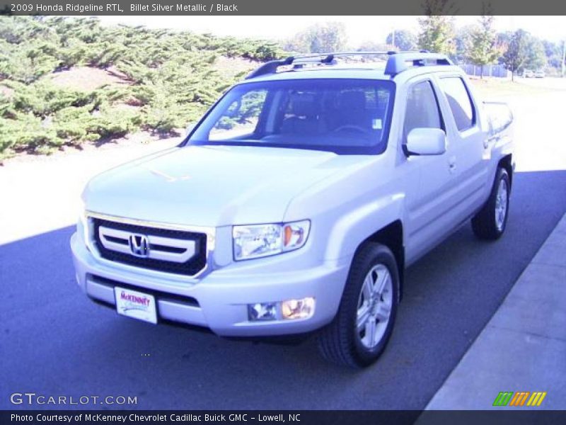 Billet Silver Metallic / Black 2009 Honda Ridgeline RTL