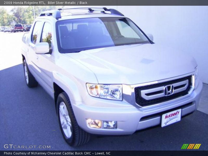 Billet Silver Metallic / Black 2009 Honda Ridgeline RTL