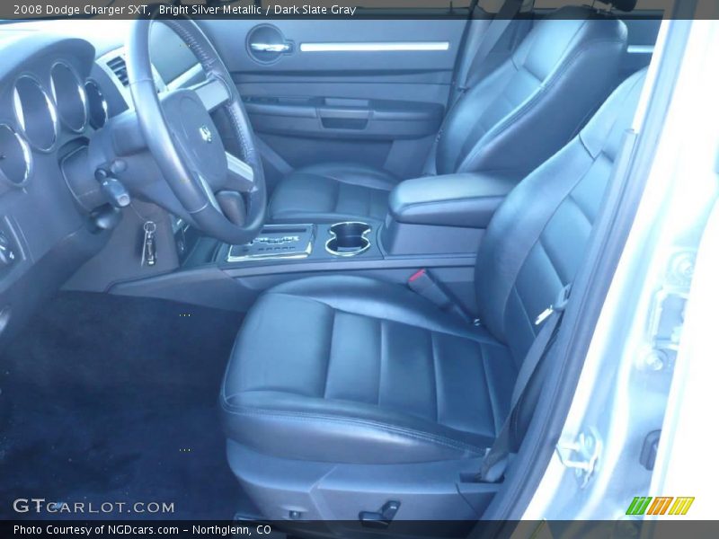 Bright Silver Metallic / Dark Slate Gray 2008 Dodge Charger SXT