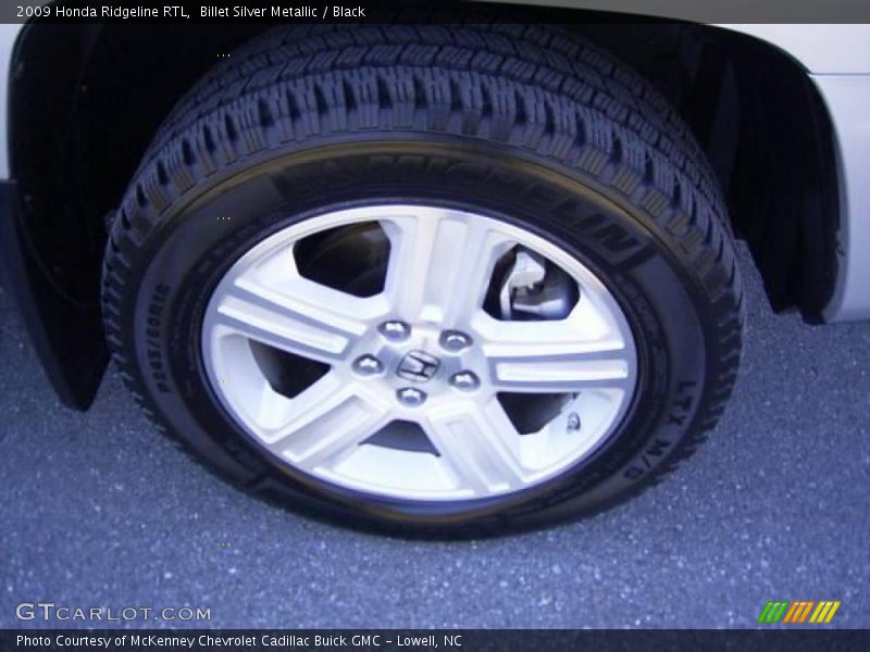 Billet Silver Metallic / Black 2009 Honda Ridgeline RTL