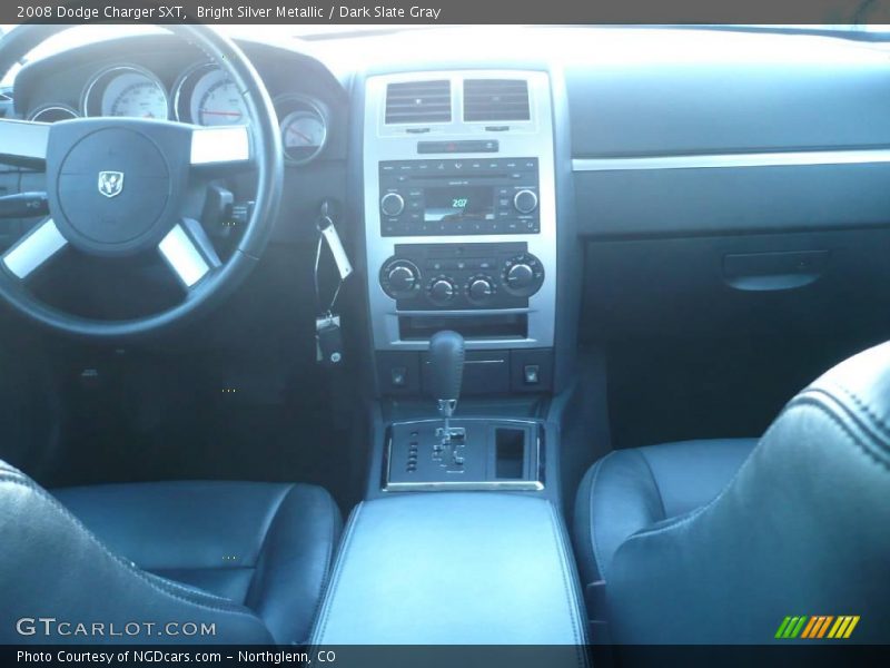 Bright Silver Metallic / Dark Slate Gray 2008 Dodge Charger SXT