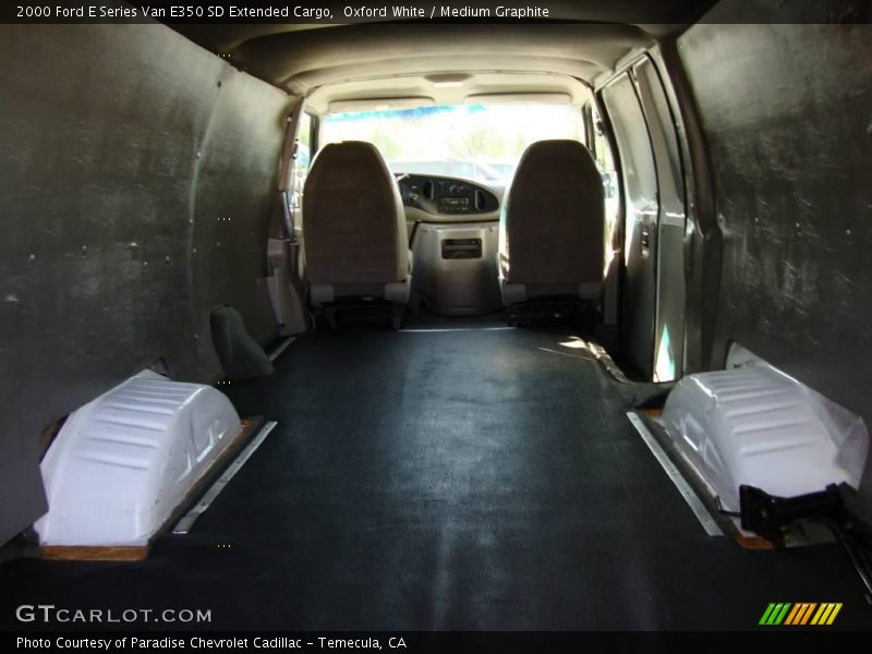 Oxford White / Medium Graphite 2000 Ford E Series Van E350 SD Extended Cargo