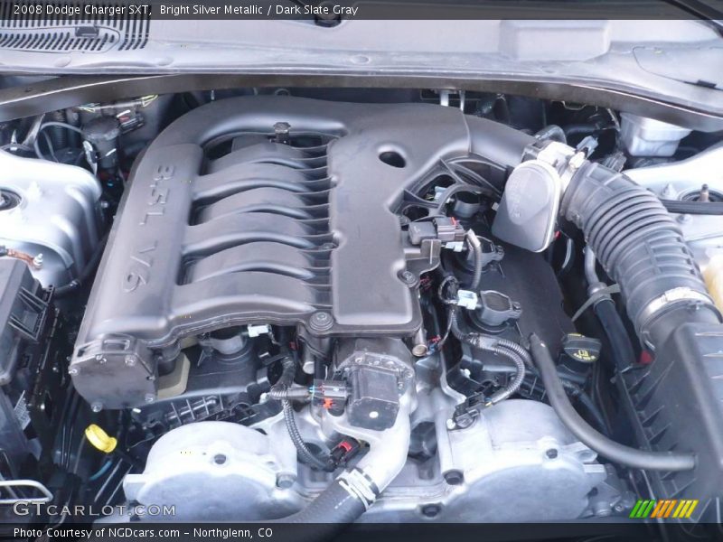 Bright Silver Metallic / Dark Slate Gray 2008 Dodge Charger SXT
