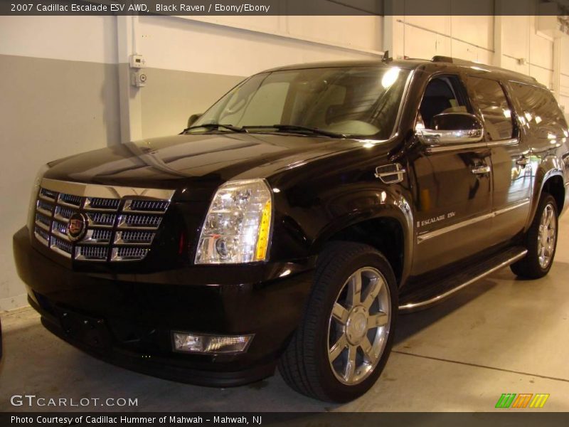 Black Raven / Ebony/Ebony 2007 Cadillac Escalade ESV AWD