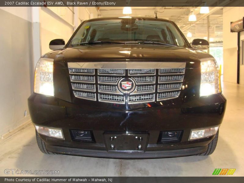 Black Raven / Ebony/Ebony 2007 Cadillac Escalade ESV AWD