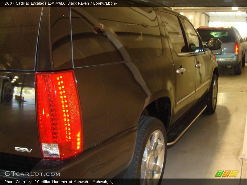 Black Raven / Ebony/Ebony 2007 Cadillac Escalade ESV AWD