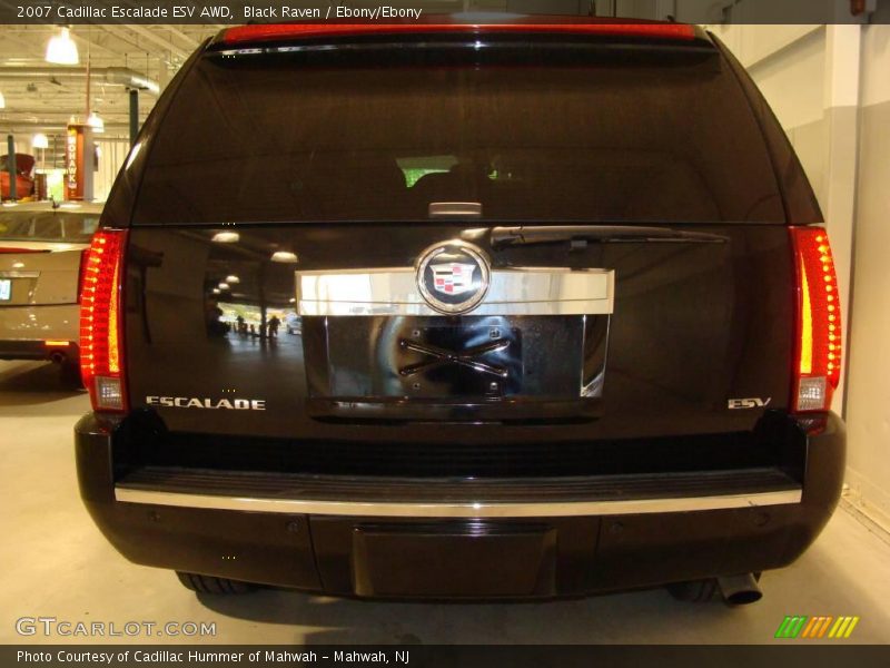 Black Raven / Ebony/Ebony 2007 Cadillac Escalade ESV AWD