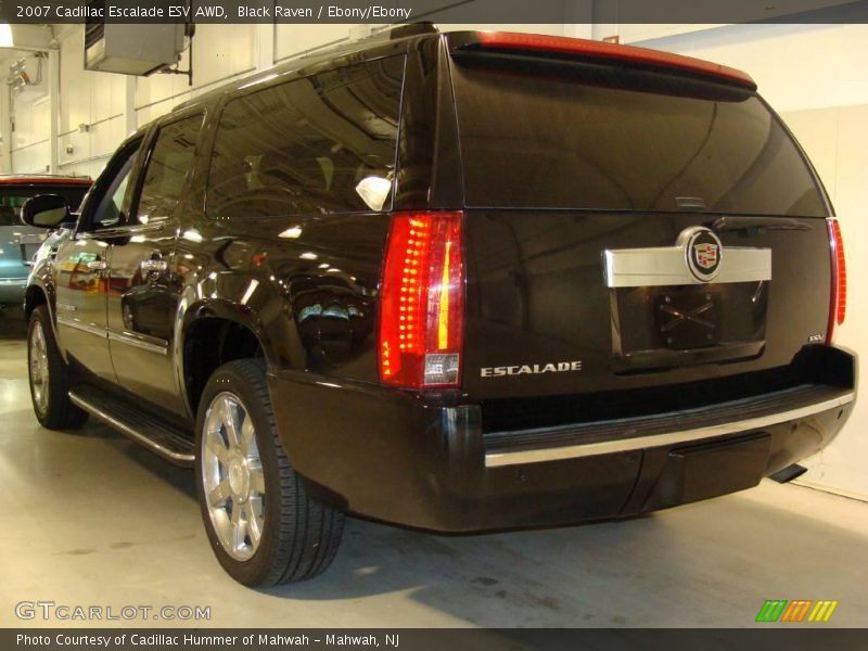 Black Raven / Ebony/Ebony 2007 Cadillac Escalade ESV AWD