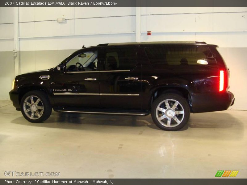 Black Raven / Ebony/Ebony 2007 Cadillac Escalade ESV AWD