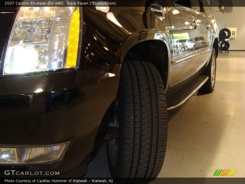 Black Raven / Ebony/Ebony 2007 Cadillac Escalade ESV AWD
