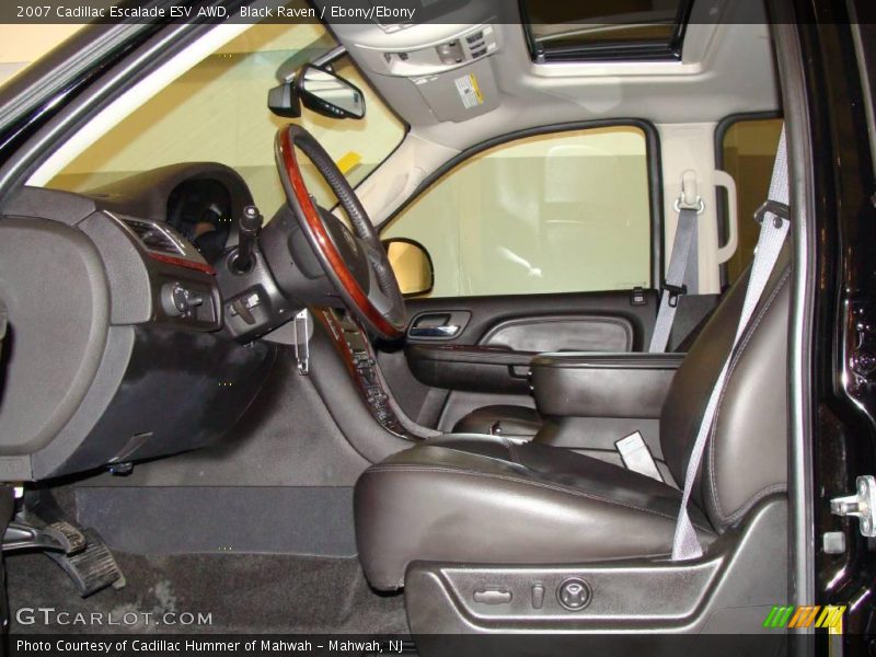 Black Raven / Ebony/Ebony 2007 Cadillac Escalade ESV AWD