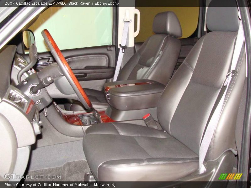 Black Raven / Ebony/Ebony 2007 Cadillac Escalade ESV AWD