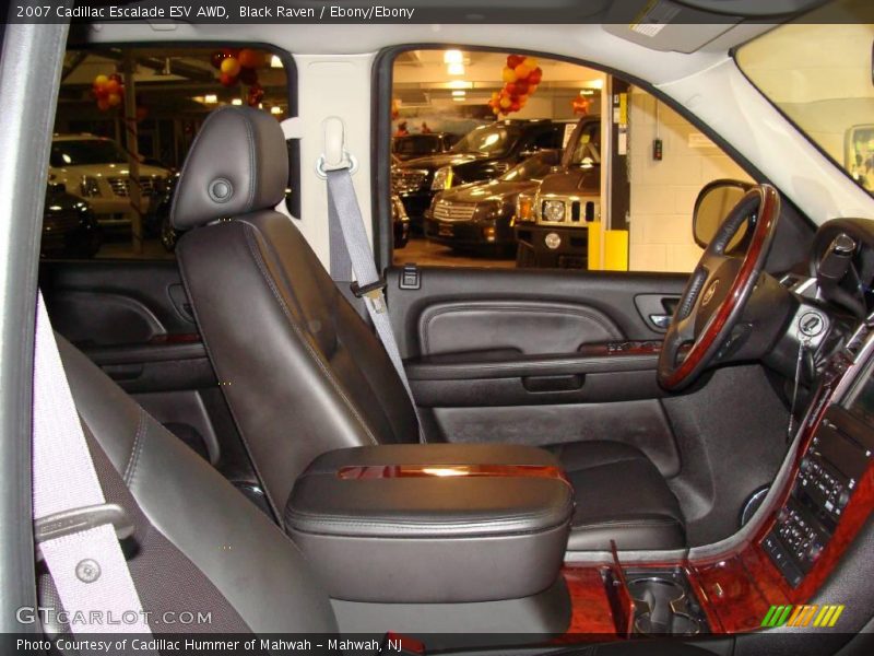 Black Raven / Ebony/Ebony 2007 Cadillac Escalade ESV AWD