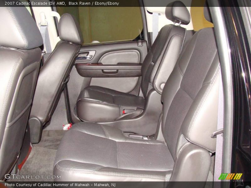 Black Raven / Ebony/Ebony 2007 Cadillac Escalade ESV AWD