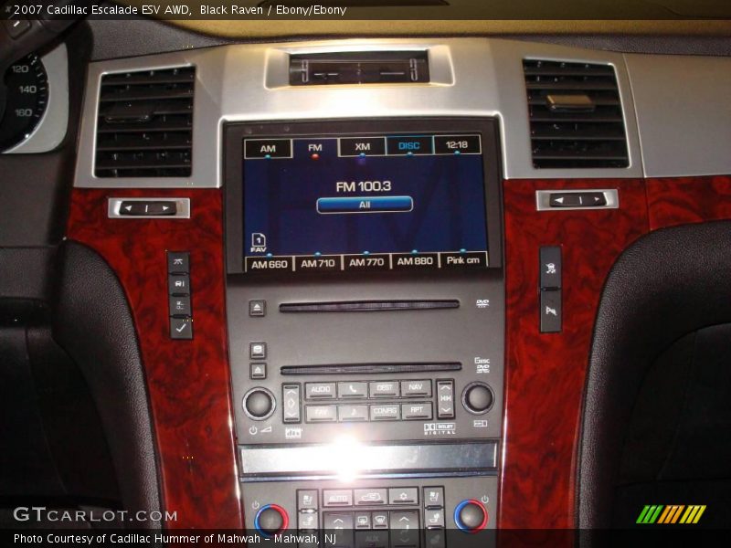 Black Raven / Ebony/Ebony 2007 Cadillac Escalade ESV AWD