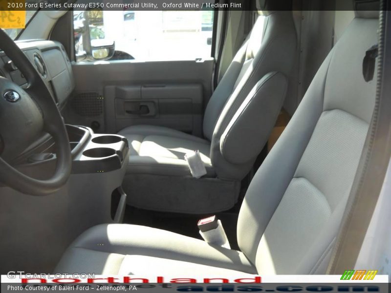 Oxford White / Medium Flint 2010 Ford E Series Cutaway E350 Commercial Utility