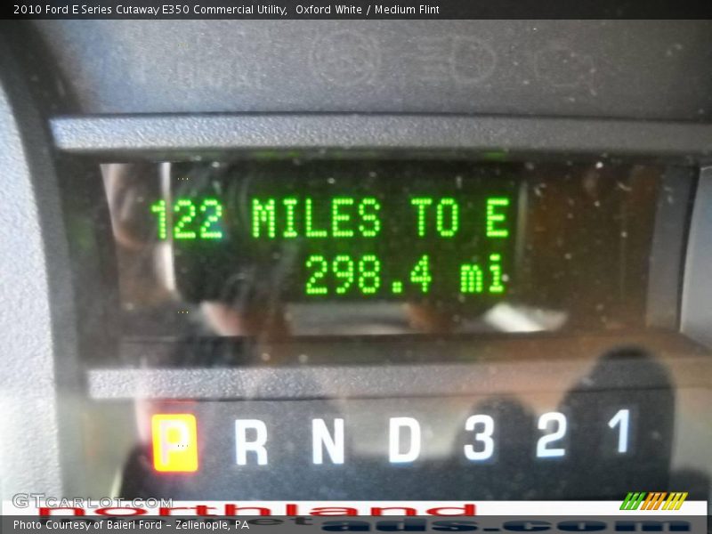 Oxford White / Medium Flint 2010 Ford E Series Cutaway E350 Commercial Utility