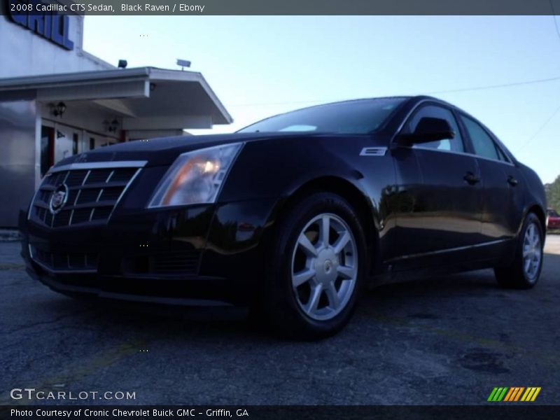 Black Raven / Ebony 2008 Cadillac CTS Sedan