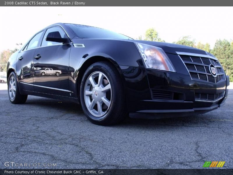 Black Raven / Ebony 2008 Cadillac CTS Sedan