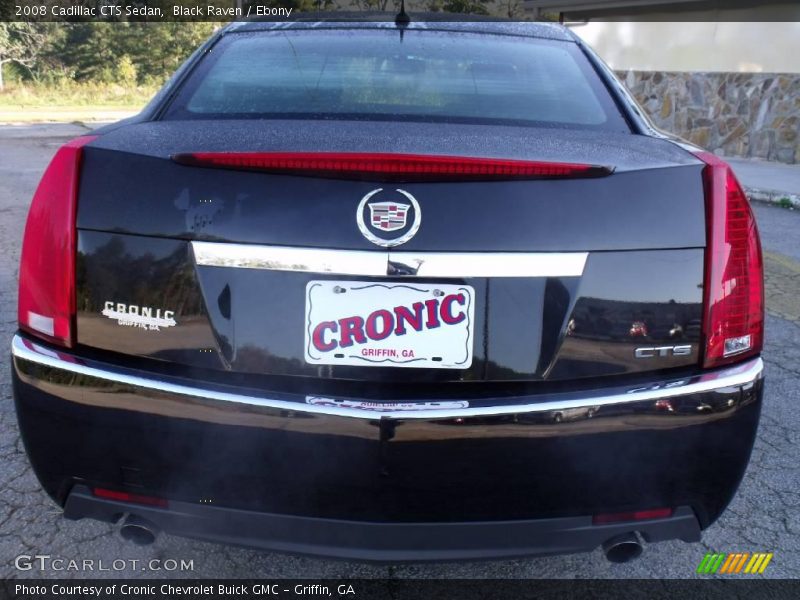 Black Raven / Ebony 2008 Cadillac CTS Sedan