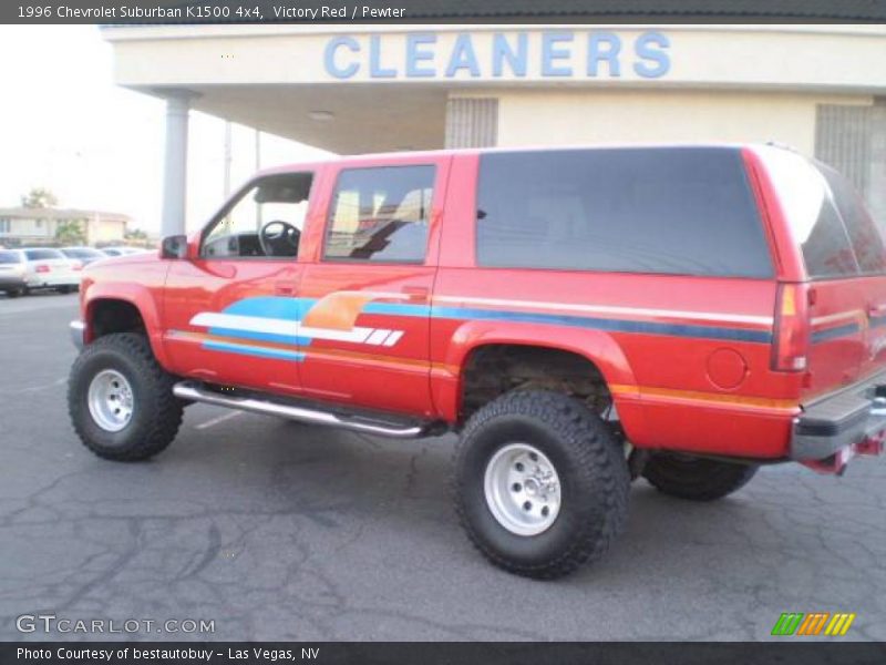 Victory Red / Pewter 1996 Chevrolet Suburban K1500 4x4