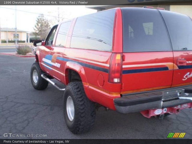 Victory Red / Pewter 1996 Chevrolet Suburban K1500 4x4