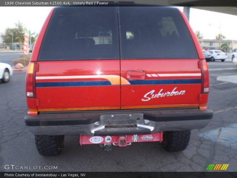 Victory Red / Pewter 1996 Chevrolet Suburban K1500 4x4
