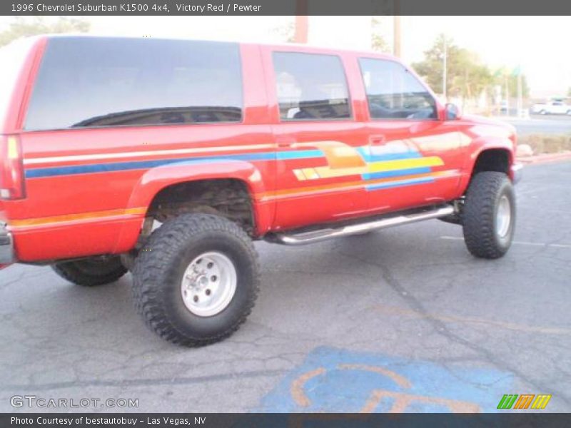 Victory Red / Pewter 1996 Chevrolet Suburban K1500 4x4