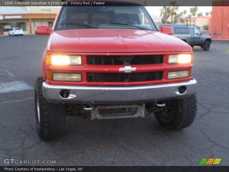 Victory Red / Pewter 1996 Chevrolet Suburban K1500 4x4