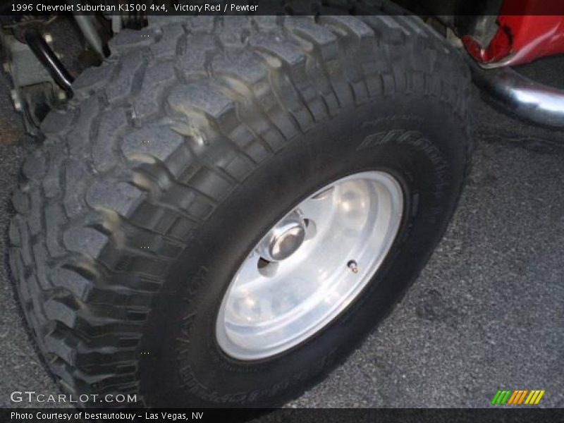 Victory Red / Pewter 1996 Chevrolet Suburban K1500 4x4