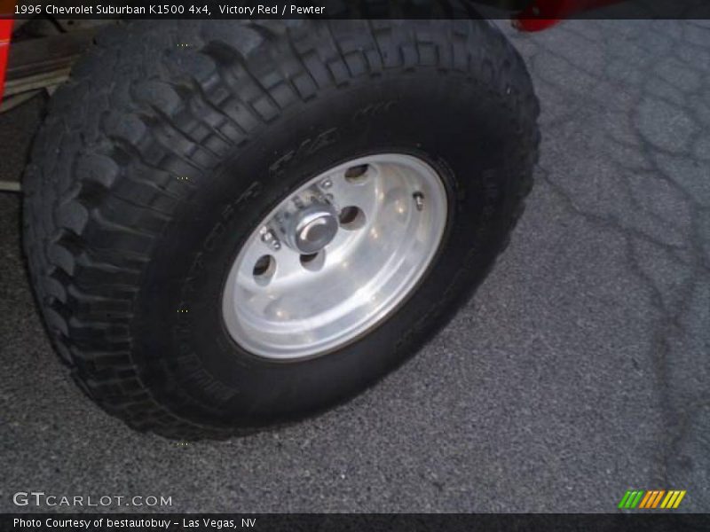 Victory Red / Pewter 1996 Chevrolet Suburban K1500 4x4