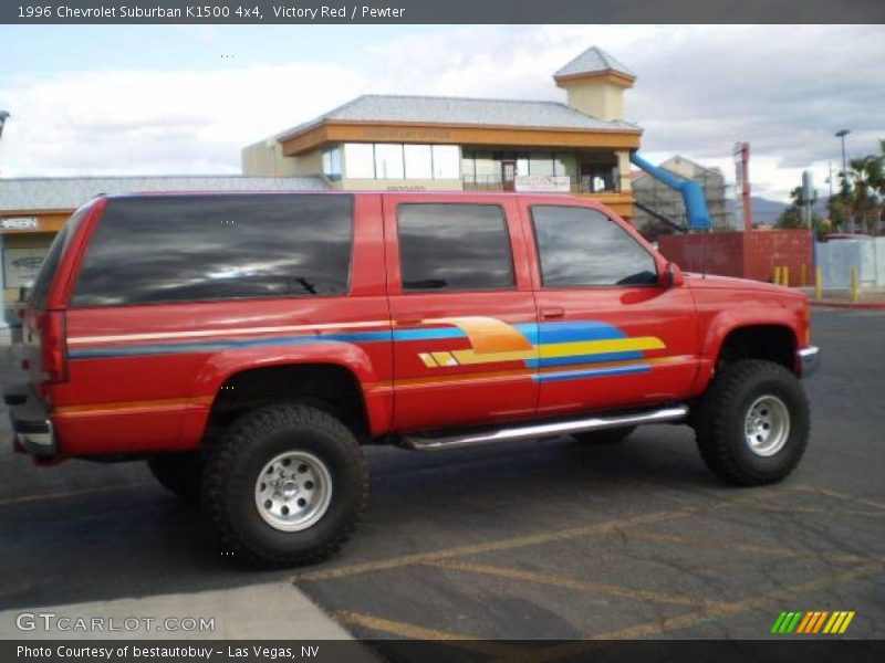 Victory Red / Pewter 1996 Chevrolet Suburban K1500 4x4