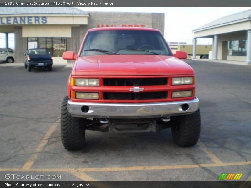 Victory Red / Pewter 1996 Chevrolet Suburban K1500 4x4