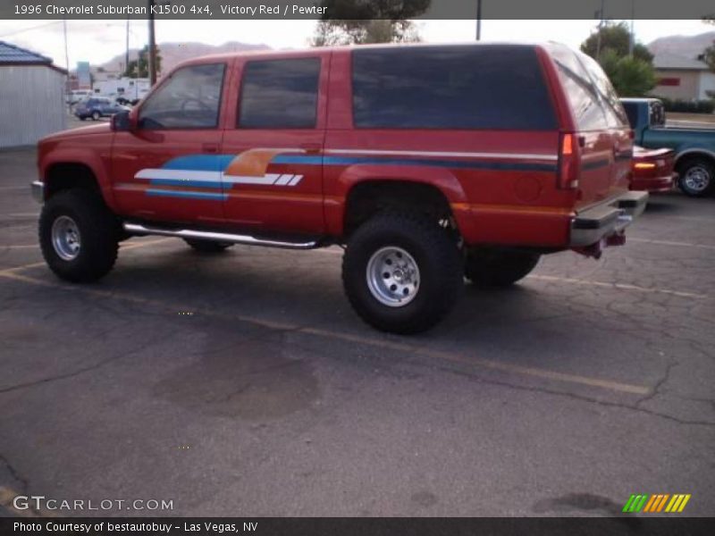 Victory Red / Pewter 1996 Chevrolet Suburban K1500 4x4