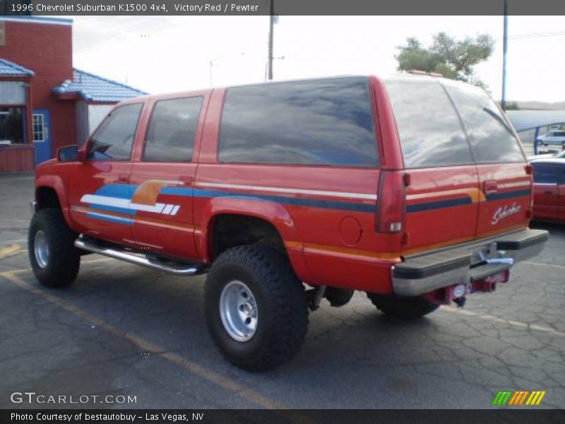 Victory Red / Pewter 1996 Chevrolet Suburban K1500 4x4