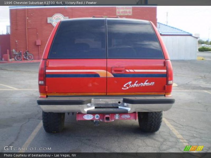 Victory Red / Pewter 1996 Chevrolet Suburban K1500 4x4