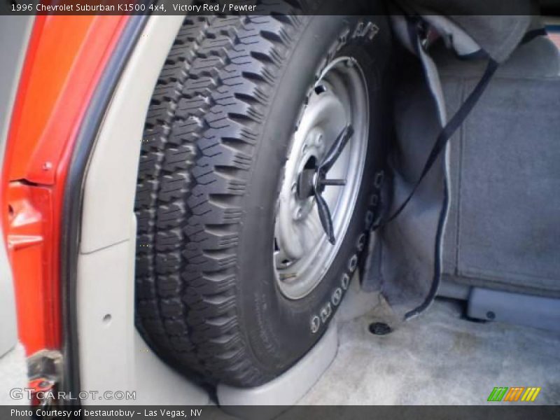 Victory Red / Pewter 1996 Chevrolet Suburban K1500 4x4
