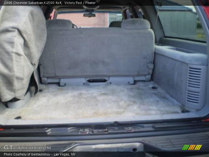 Victory Red / Pewter 1996 Chevrolet Suburban K1500 4x4