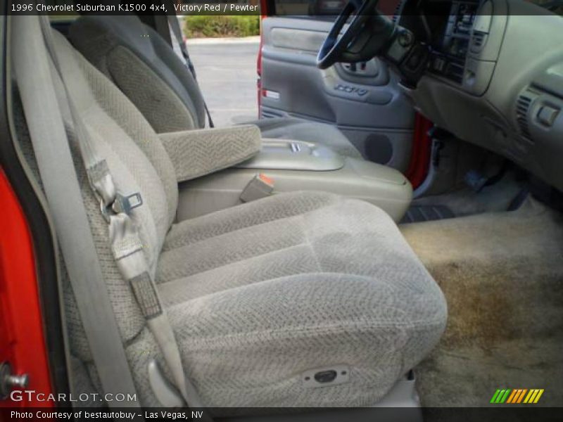 Victory Red / Pewter 1996 Chevrolet Suburban K1500 4x4