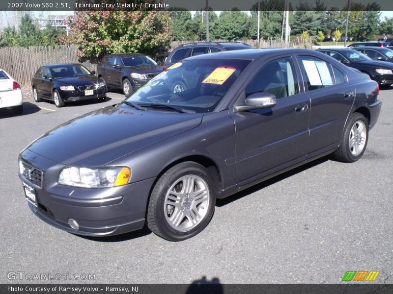 Titanium Gray Metallic / Graphite 2007 Volvo S60 2.5T