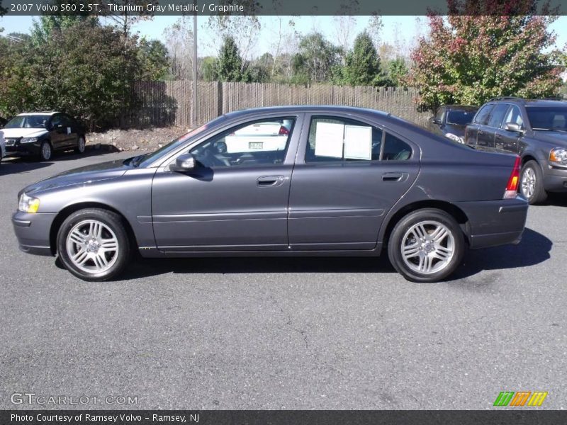 Titanium Gray Metallic / Graphite 2007 Volvo S60 2.5T