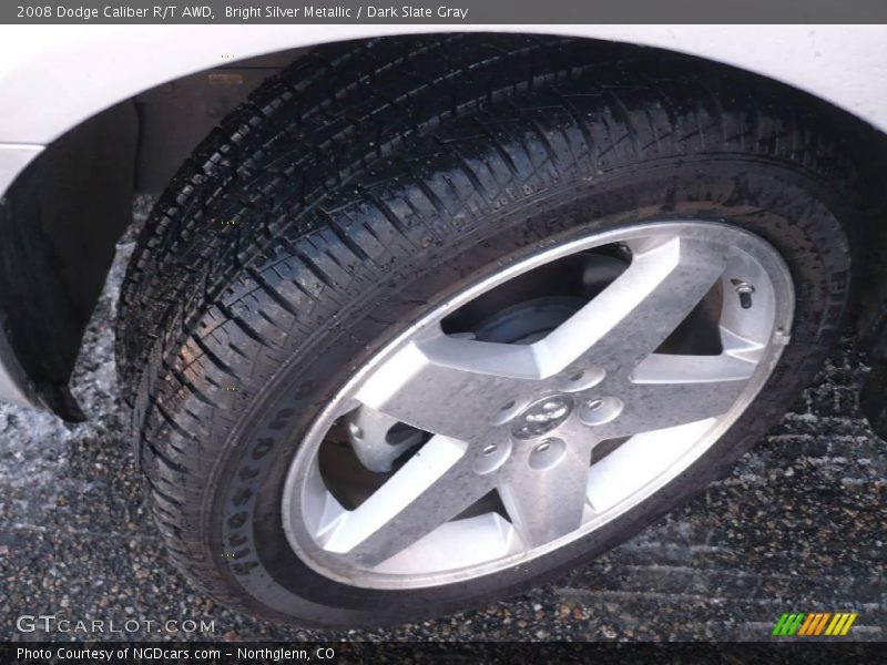 Bright Silver Metallic / Dark Slate Gray 2008 Dodge Caliber R/T AWD