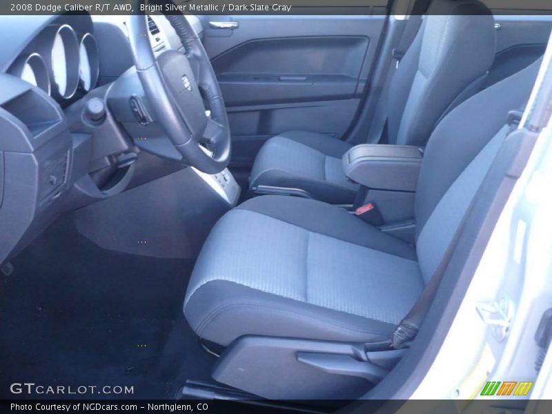 Bright Silver Metallic / Dark Slate Gray 2008 Dodge Caliber R/T AWD