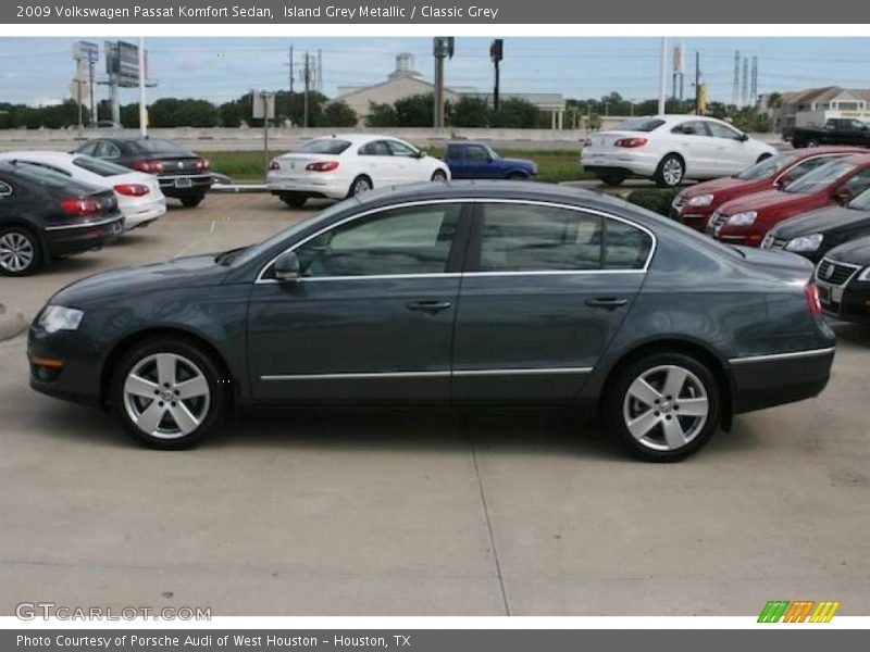 Island Grey Metallic / Classic Grey 2009 Volkswagen Passat Komfort Sedan