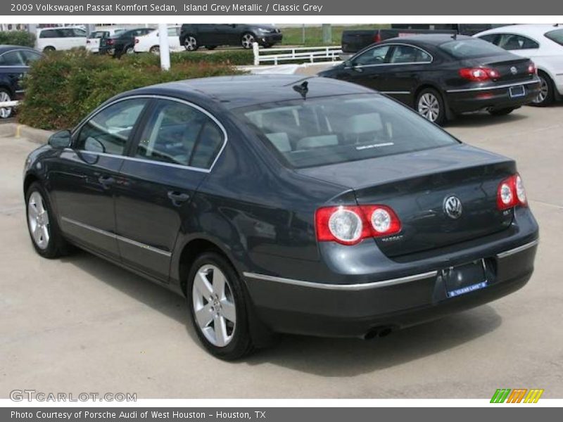 Island Grey Metallic / Classic Grey 2009 Volkswagen Passat Komfort Sedan