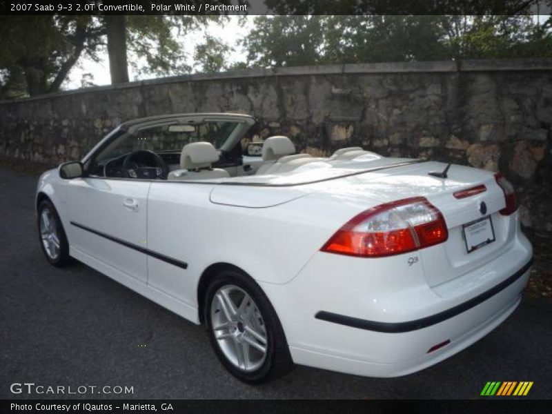 Polar White / Parchment 2007 Saab 9-3 2.0T Convertible